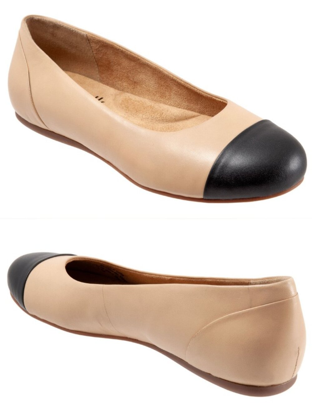 Softwalk Sonoma Cap Toe Ballet Flats - 10